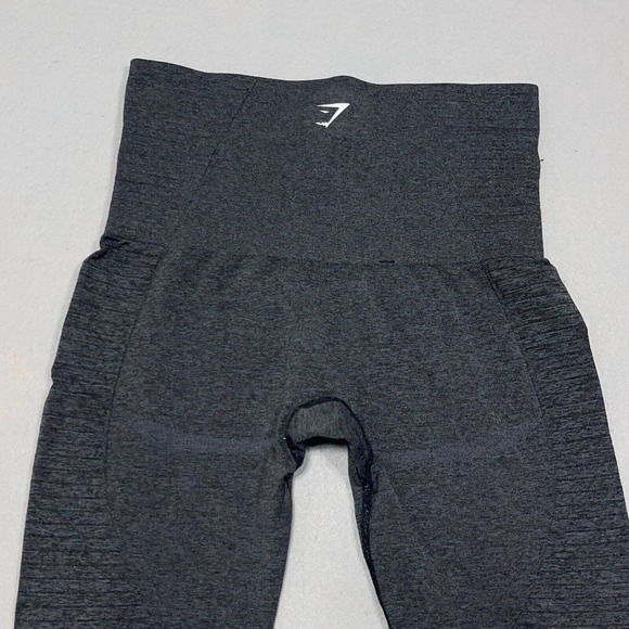 Gymshark Pants Womens Small Gray Leggings High‎ Rise Athletic Gym Ladies 25x18 - Picture 9 of 10